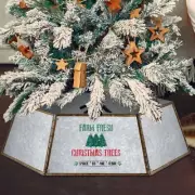 Christmas Tree Collar Metal Farmhouse Tree Skirt Large Trees Ring Base Stand ...