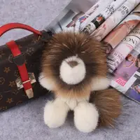 在飛比找ETMall東森購物網優惠-小獅子玩偶公仔鑰匙扣掛件毛絨