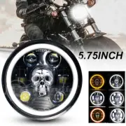 5.75" RGB LED Headlight with Halo DRL for Harley-Davidson Softail Standard FXST (for: Triumph)