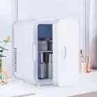 6 Liters Mini Skincare Fridge Portable USB Refrigerator White Compact for