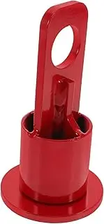 Red Metal Trailer Hitch Quick Release Universal Fit for Lawn Mower Towing Distribution Weight Controller