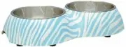 Zack & Zoey Sweet Safari Melamine Diner Pet Food Dog Bowls Water Dishes