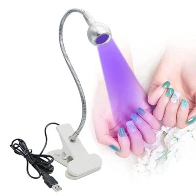 UV Light for Nails Mini UV Lamp for Gel Nails LED Curing Lamp with Flexible G...