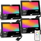 LED Flood Light Outdoor 30W, 300W Equivalent 3000LM Smart RGB Landscape Light...