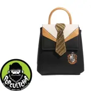 Harry Potter - Hufflepuff School Uniform 8” Faux Leather Mini Backpack "New"