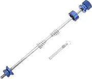 ifundom 1Set Theft Bike Skewer Quick Release Metal Wheel Locking System with Springs for Mountain and Road Bikes Secure Cycling Accessory to Prevent Theft