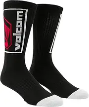 [Volcom] D6312504 Men's Socks, Black, Black, 26.0-29.0 cm