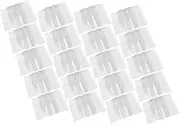 FOYTOKI 20pcs Transparent Book Covers Waterproof Plastic Book Sleeve for Hardcover Reusable Book Covers Book Protector for Textbooks