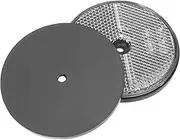 MAGICLULU 2Pcs Front Reflector for Motorcycle Trailer Safety High Visibility Reflective Lights for Boats and Automobiles Design for Day and Night Use Durable