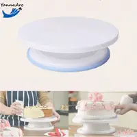 在飛比找蝦皮購物優惠-Plastic Cake Plate Turntable R