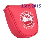 Pebble Beach Magnet Golf Mallet Putter Head Cover for Center Shaft Putters