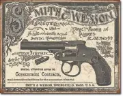 16" X 12 1/2" SMITH & WESSON GOVERNMENT CONTRACTS METAL SIGN NEW