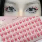 Lashes Extension Individual Cluster Eyelashes DIY Colorful False Eyelashes DIY