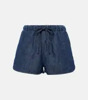 [Valentino] Valentino VGold denim shorts AU 10 blue