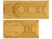 Tamiya 1/350 SCALE JAPANESE BATTLESHIP YAMATO DECK SHEET Detail Up Parts 12645
