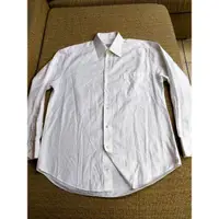 在飛比找蝦皮購物優惠-Lancas Italy 白色上班襯衫 厚襯衫 牛津襯衫