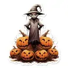 Scarecrow Halloween Vinyl Decal Sticker - ebn11616