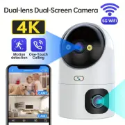 4MP Wireless Home Security Camera Dual Lens Wifi PTZ Smart Camera Baby Monitor