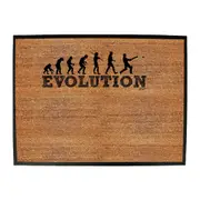 Evolution Cricket - Funny Novelty Doormat Man Cave Floor mat