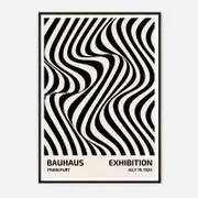 Galrie Bauhaus 1923 Exhibition Poster Art Print Modernist Design, Black Frame, A0 84 x 119cm (33 x 47inch)