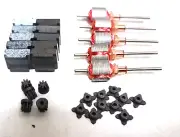TYCO TCR 5sets armatures,magnets pinion,shaft stay.. MUST HAVE!