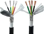 18AWG Polyurethane Highly Flexible Shielded Wire 2-20 core PUR sheathed Anti-Bending Acid and Alkali Resistant Drag Chain Cable(PUR-TRVVP 12 cores,26 AWG-0.15MM 5m)