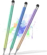 Stylus Pens for Touch Screens, round Disk Tip Stylus Pen for Ipad Compatible Wit