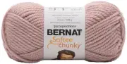 Bernat Softee Chunky Yarn-Gray Rose 161128-28800