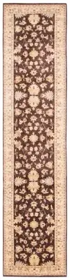 Vintage Hand-knotted Runner Rug 2'8" x 12'0" Traditional Wool Carpet