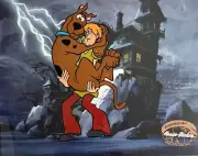 SCOOBY DOO Zoinks Sericel Cartoon Animation Art Cel Hanna Barbera 11" x 14"