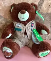 BUILD A BEAR THIN MINT COOKIE GIRL SCOUT BEAR PLUSH TROOP OUTFIT NEW