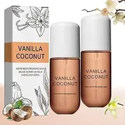 Vanilla Skin Perfume,50ml Vanilla Skin Body Mist and Hair Spray (2pcs)