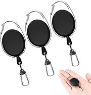 Labymos 3 pcs of Fly Fishing Tool Zinger Retractor Keeper
