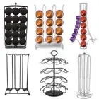 Revolving Coffee Pod Holder Capsule Stand for K-CUP, Nespresso & Dolce Gusto