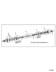 Polaris Bar, Genuine OEM Part 3236159, Qty 1