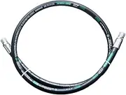 Haichy 15611-04-04-84 Hydraulic Hose Swivel Assembly 1/4" Hydraulic Hose with Male NPT X Male NPT, 84" Long, 5800 PSI