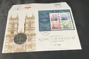 King Charles iii A New Reign Coin/Stamp Limited Edition Coronation Day Cover