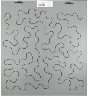 Quilting Stencil Large Stipple Quilt 11" Background Pattern Plastic Templates