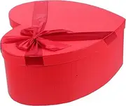 Milisten Valentine's Day Heart Shaped present Box for Flowers and Chocolate Creative Decorative Box for Couples Romantic Present Packaging and Versatile Storage