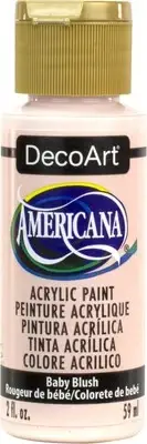DecoArt Americana Acrylic Paint 2oz-Baby Blush DA-398