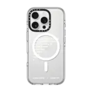 iPhone 16 Pro Clear Case MagSafe Compatible Alisha Marie Social Battery Case