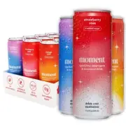 "Moment Botanical Soda - Fruity Sparkling Drinks for Calm, Clarity & Zero Sugar