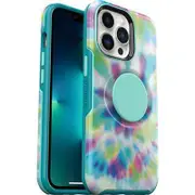 OtterBox Apple iPhone 13 Pro Otter + Pop Symmetry Series Antimicrobial Case - Day Trip Graphic (Green/Blue/Purple) (77-84578)