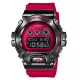 【CASIO 卡西歐】經典個性數位休閒錶/G-SHOCK金屬系列/黑x紅(GM-6900B-4)