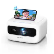 "Apollo P10 Portable Projector 300 ANSI Lumens Dual WIFI 5G/2.4G Screen Mirroring Electric Focus 120"" Giant Screen P2P Te"
