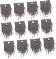 48 Pieces Pre-Cut Gnome Beards Fluffy Artificial Beards Gnome Decor Props