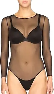 [Spanx] Women's Sheer Fashion Shaping Bodysuit
