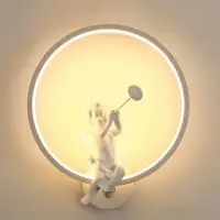 在飛比找momo購物網優惠-【H&R 安室家】喇叭 LED天使壁燈(ZA0045)