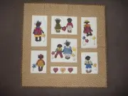 HANDMADE APPLIQUE/PATCHWORK QUILTED WALL HANGING - BRAND NEW