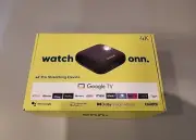 ONN 4K Pro Google TV Streaming Device W Dolby Atmos/Dolby Vision New *2024 Model